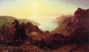 Albert Bierstadt Donner Lake from the Summit oil on canvas